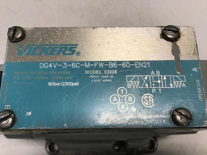 Used VICKERS Valve DG4V36CMFWB660EN21 #138825