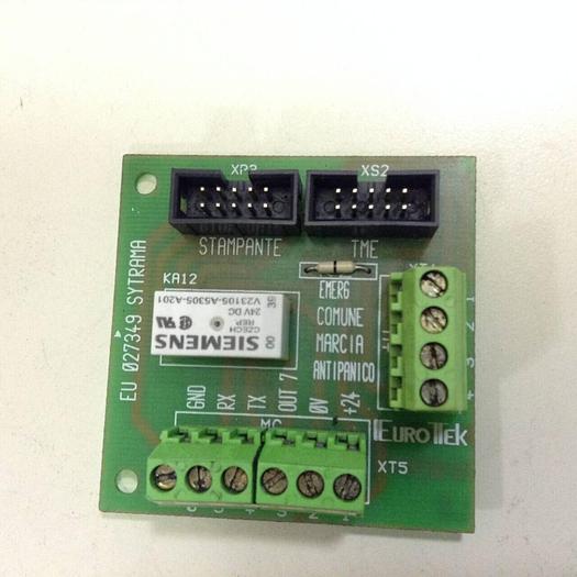 Used EUROTEK Circuit Board EU 027349 #81708