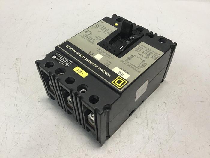 Used SQUARE D 15 Amp Circuit Breaker FAL36015 #129399