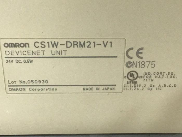 Used OMRON Communication Module CS1W-DRM21-V1 #122614