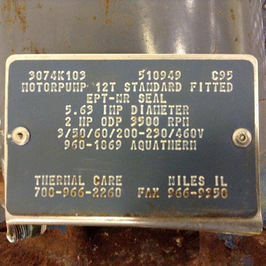 Used MAGNETEK Century AC Motor H733 #83038