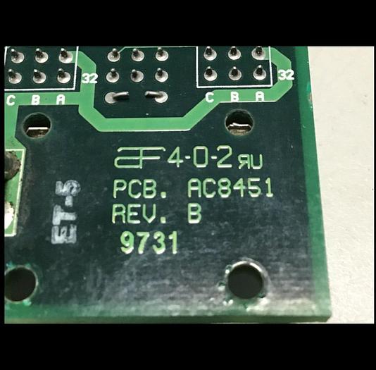 Used APSCO Van Dorn Rack Circuit Board AC8450 USED