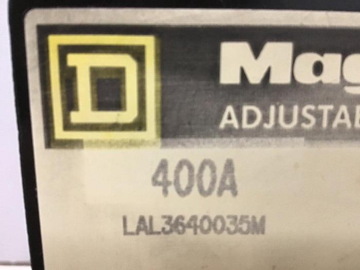 Used SQUARE D 400 Amp Circuit Breaker LAL3640035M Used