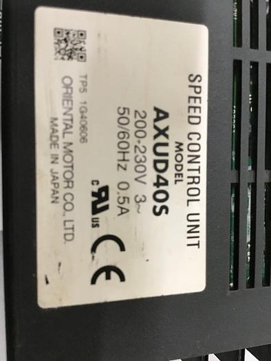 Used ORIENTAL MOTOR Speed Control Unit AXUD405 #119108