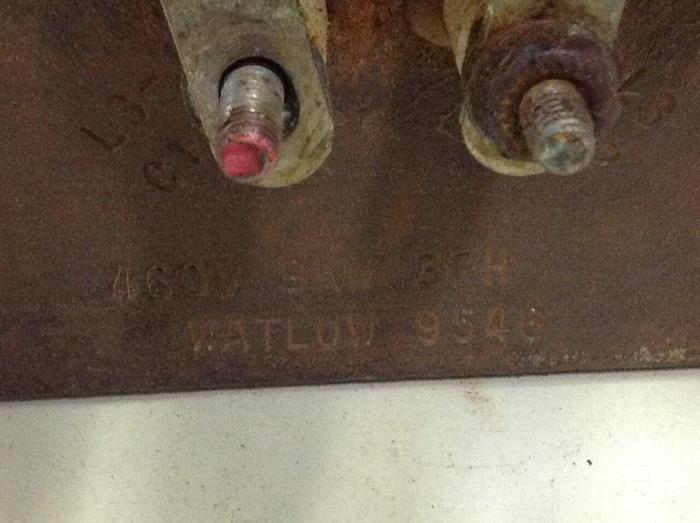 Used WATLOW 9 kW Heating Element U6-29-167-1 #86427