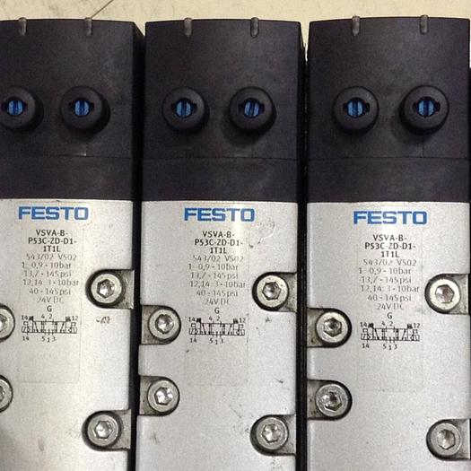 Used FESTO Control Block w/ Valves VTSA-FB Used