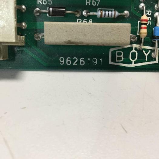 Used BOY MACHINES Intensifier Control Circuit Board 9626191 #96097