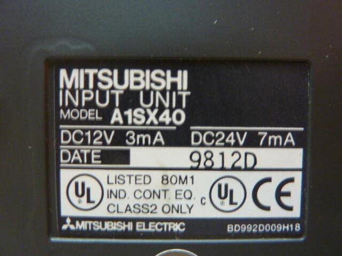 Used MITSUBISHI Input Unit A1SX40 #30902