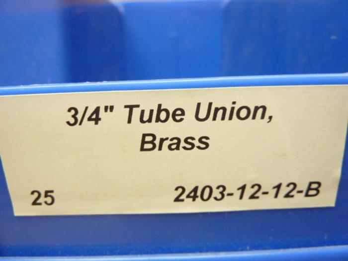 PRESSURE CONNECTIONS CORP. Tube Union 2403-12-12-B #40322