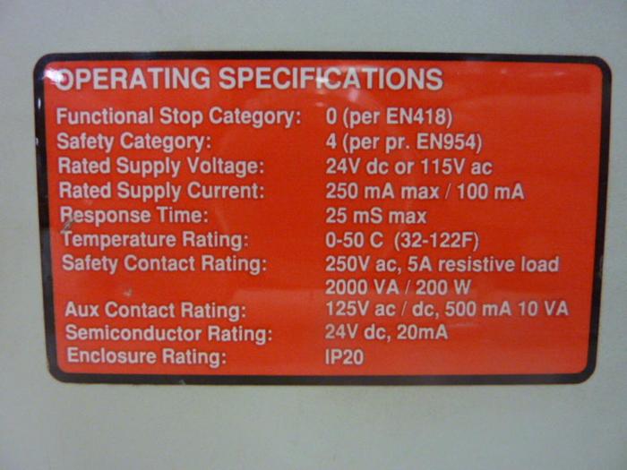 Used BANNER Emergency Stop Switch ES-GA-5A #48779