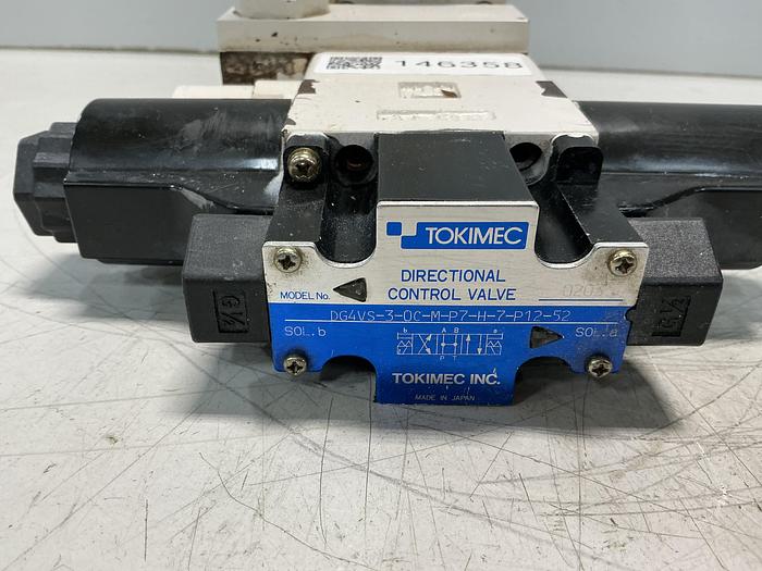 Used TOKIMEC DG4VS-3-0C-M-P7-H-7-P12-52
