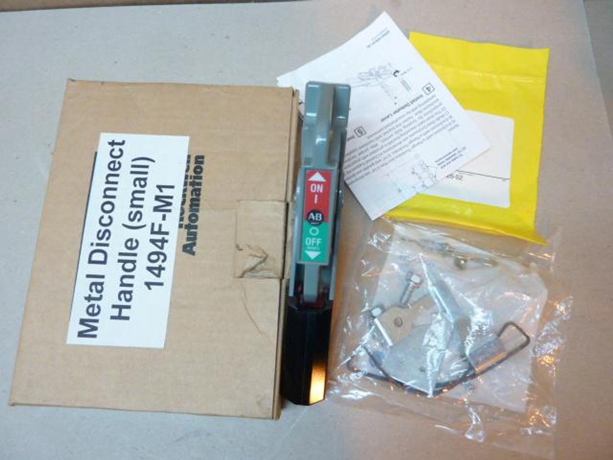 Used ALLEN BRADLEY 1494F-M1 Disconnect Handle New #41405