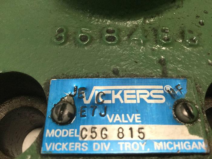 Used VICKERS Check Valve C5G815 Used