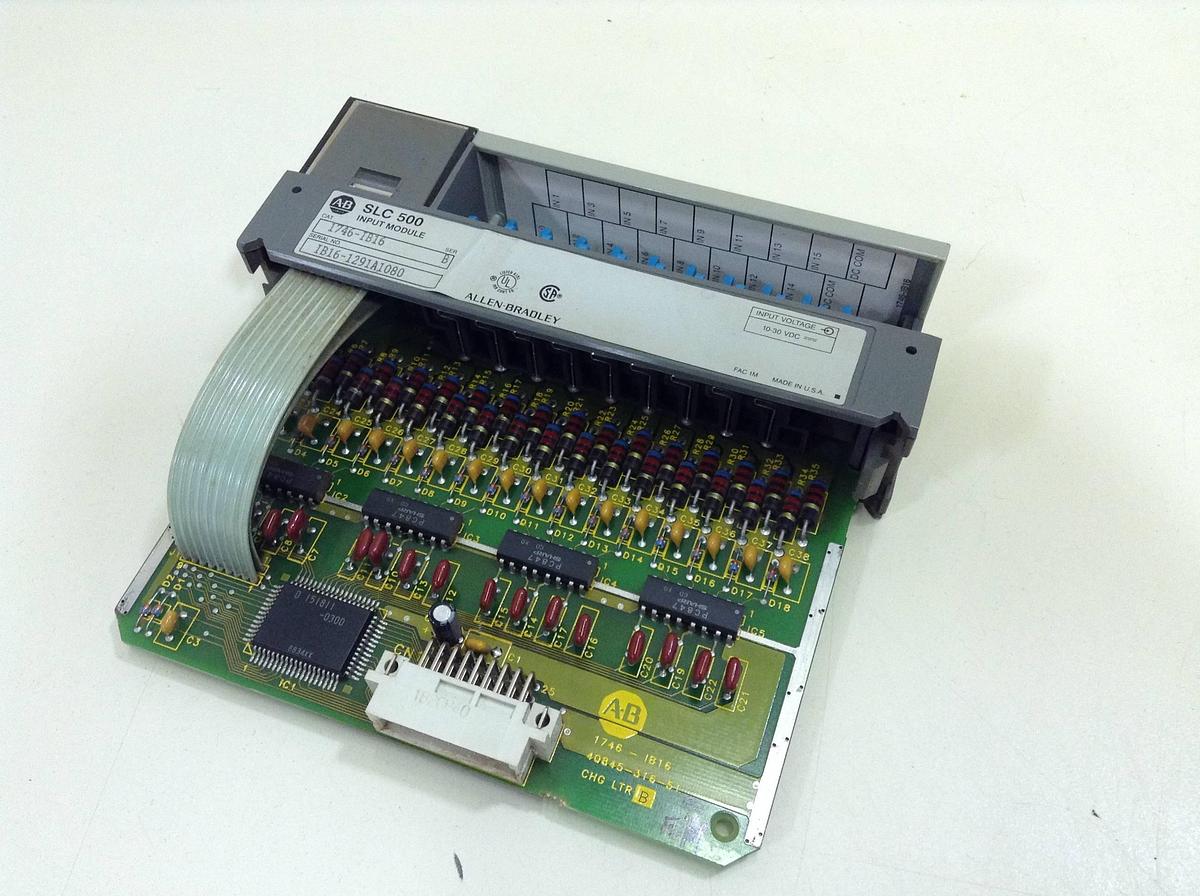 Used ALLEN BRADLEY Input Module 1746-IB16 SER B Used