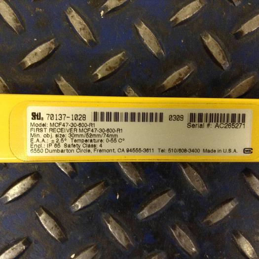 Used STI Light Curtain First Receiver MCF47-30-600-R1 #78724
