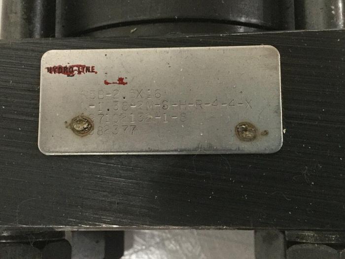 Used HYDRO LINE Injection Sled Cylinder N5B-25X16 #117566