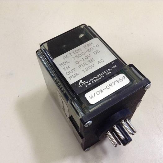 Used ACTION INSTRUMENTS Frequency Converter 7500-5070 #70615