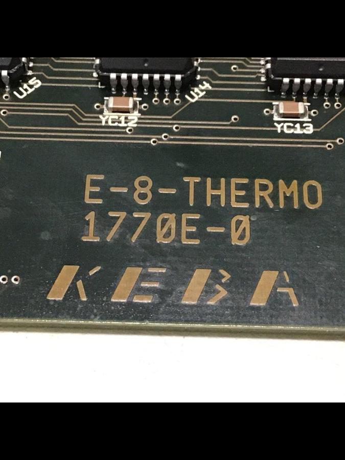 Used KEBA Circuit Board E-8-THERMO 1770E-0 Used