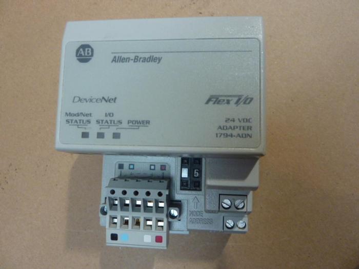 Used ALLEN BRADLEY Devicenet Adapter 1794-ADN SER B #33236