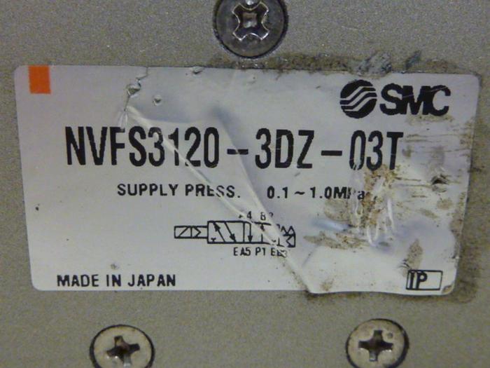 Used SMC Solenoid Valve NVFS3120-3DZ-03T #55150