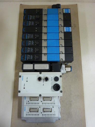 Used FESTO Control Block w/ Valves IFB8-03 #52810