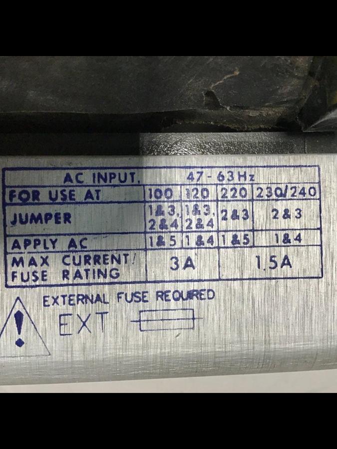 Used POWER-ONE Power Supply F5-25/OVP-A USED
