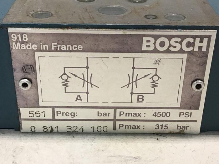 Used BOSCH Valve 0 811 324 100 #130946