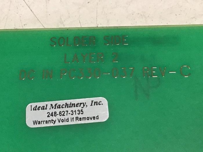 Used VAN DORN DC Input Board 330037 PC330-037 Used