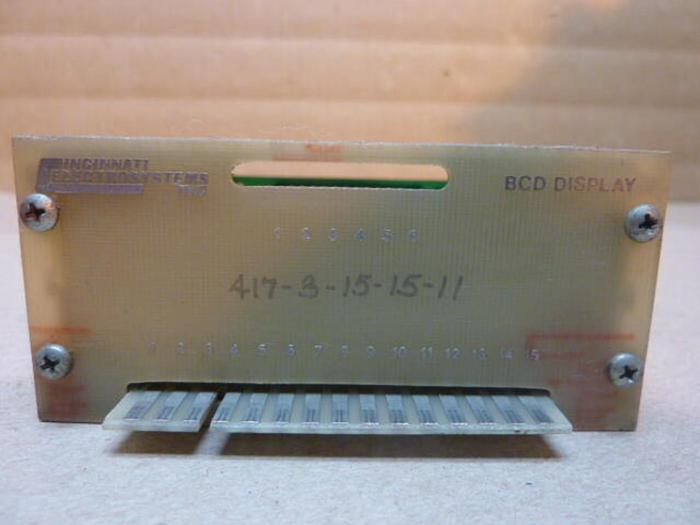 Used CINCINNATI ELECTROSYSTEMS Display 417 #35885