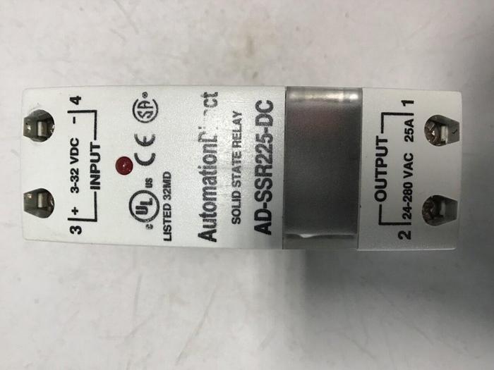 Used AUTOMATION DIRECT Solid State Relay AD-SSR225-DC #141533