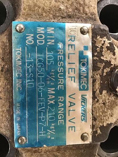 Used VICKERS Valve TCG50-06-FEV-P7-H-13-S10 #141144