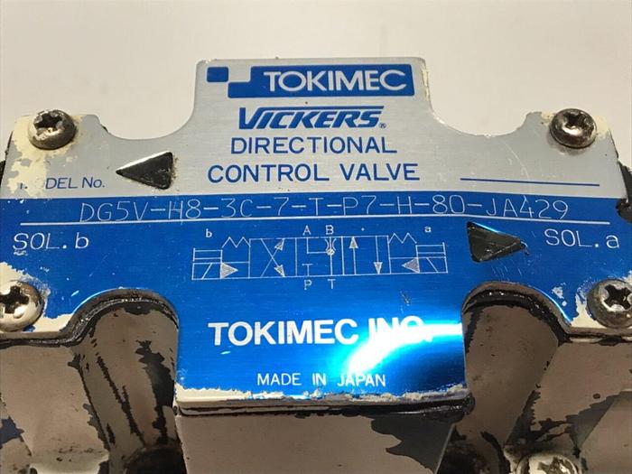Used VICKERS Valve DG5V-H8-3C-7-T-P7-H-80-JA429 #134422