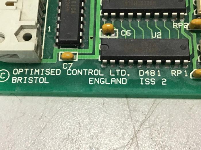 Used OPTIMISED CONTROL Circuit Board D481 Used