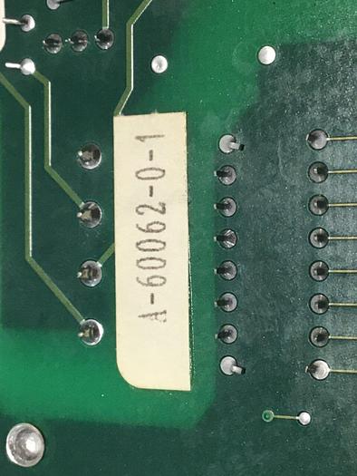 Used BARBER COLMAN Circuit Board A-60062-0-1 #114480