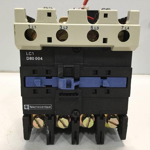 Used TELEMECANIQUE Contactor LC1D80004 #96444