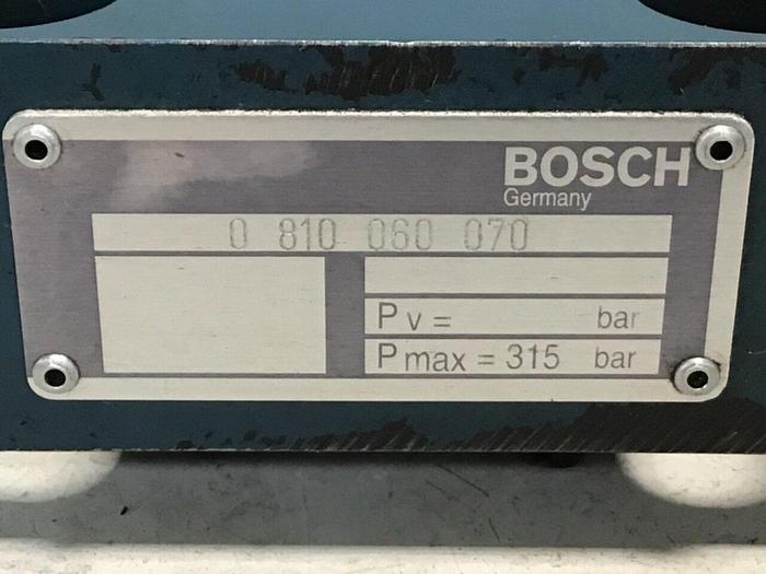 Used BOSCH Valve 0 810 060 070 #126182