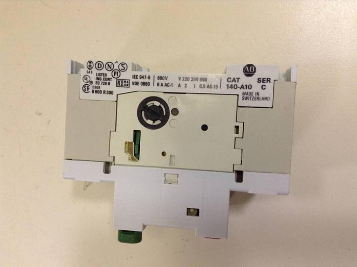 Used ALLEN BRADLEY Manual Motor Starter 140-MN-0040 SER C #79600
