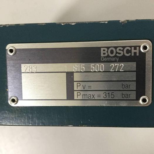 Used BOSCH Valve 1 815 500 272 #91082