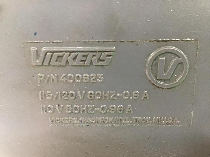 Used VICKERS DG4S4 016C WB 50 Pilot Valve Used #142509
