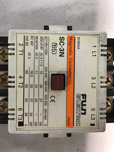 Used FUJI ELECTRIC Magnetic Contactor SC-3N SC65AA #141037