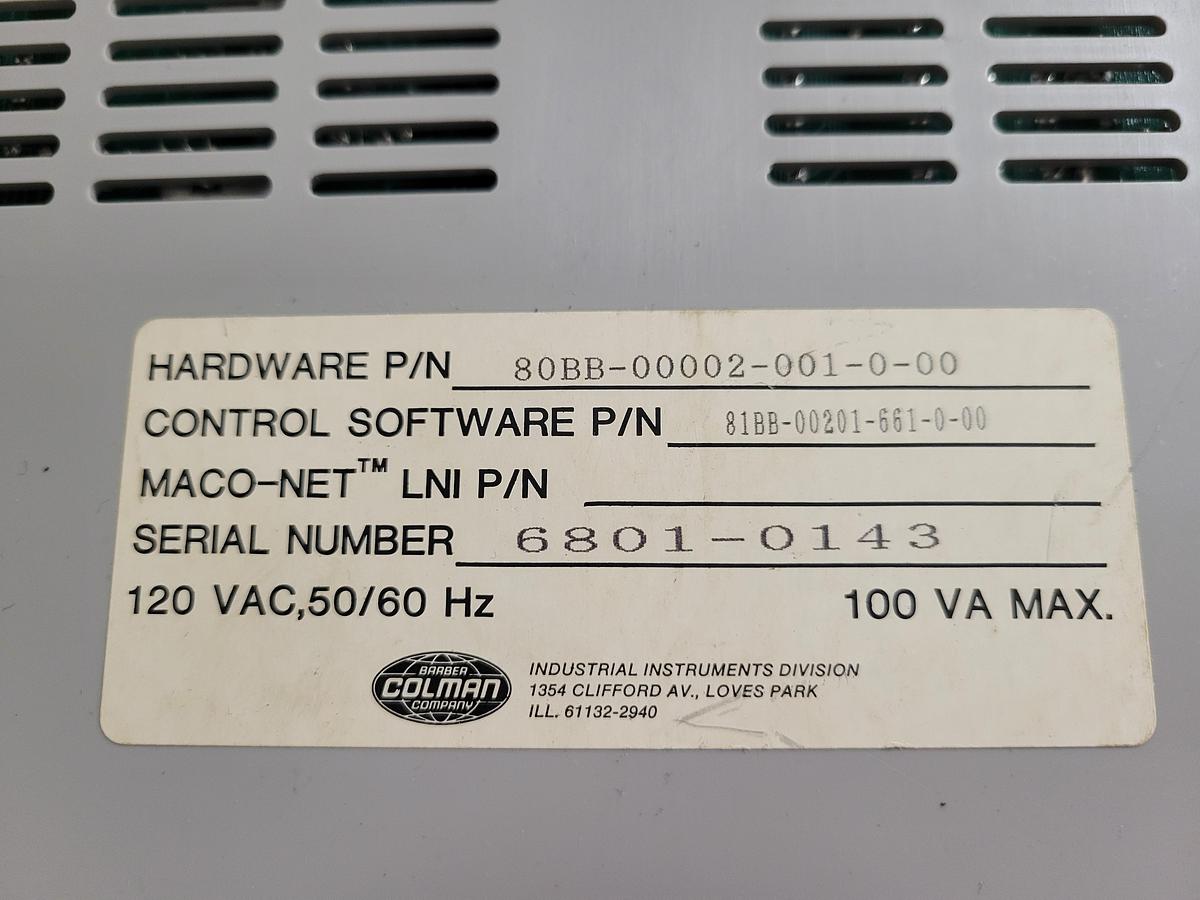 Used Barber Colman 80BB-00002-001-0-00 Insta-Set Module Used #7212