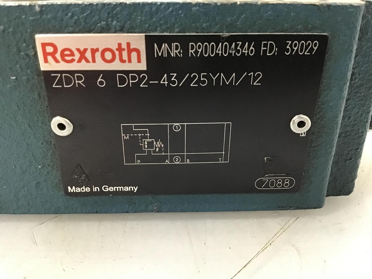 Used REXROTH ZDR6DP24325YM12 Valve Used #141514