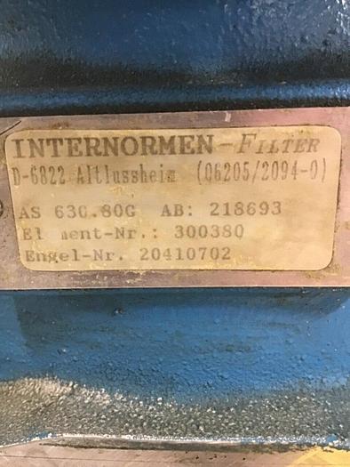 Used INTERNORMEN Filter 20410702 D-6822 #124546