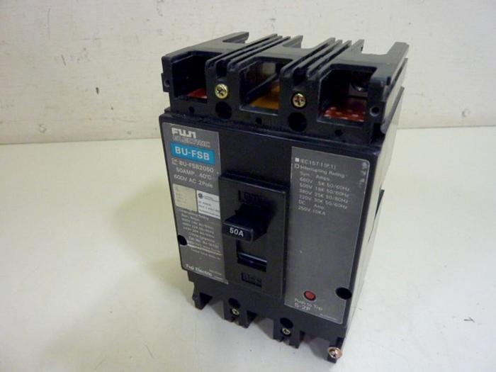 Used FUJI ELECTRIC 50 Amp Circuit Breaker BU-FSB2050 #67425