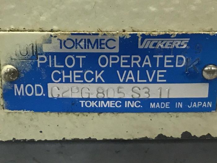 Used TOKIMEC VICKERS Valve C2PG-805-S3-11 Used