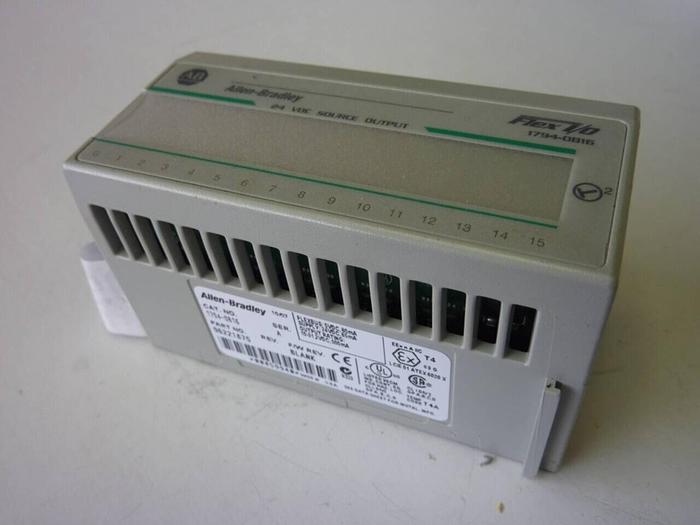 Used ALLEN BRADLEY I/O Module 1794-OB16 SER A #50499