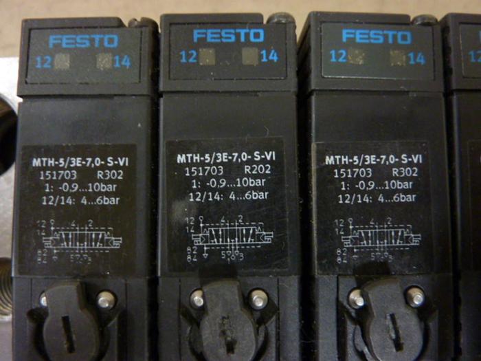 Used FESTO Control Block w/ Valves IFB8-03 #52795