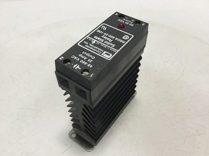 Used CONTINENTAL INDUSTRIES Solid State Relay RSDA-660-25-1DE #134734
