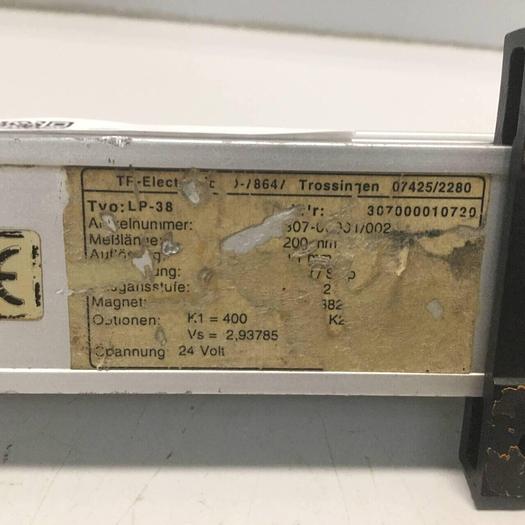 Used T&R ELECTRONIC Linear Encoder LP-38 200MM #97598