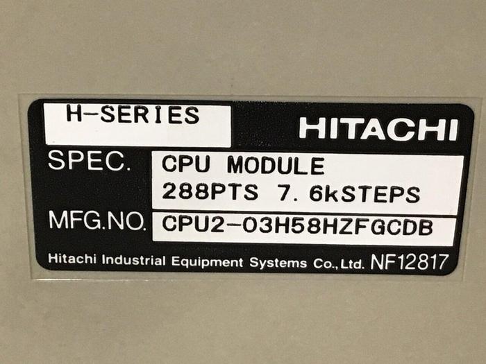 Used HITACHI CPU Module CPU2-03H Used